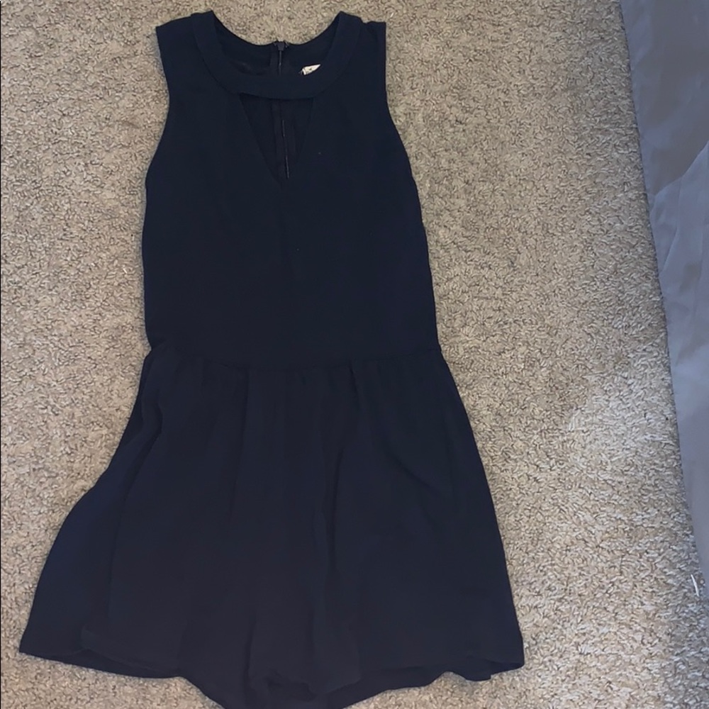 Hollister navy blue romper